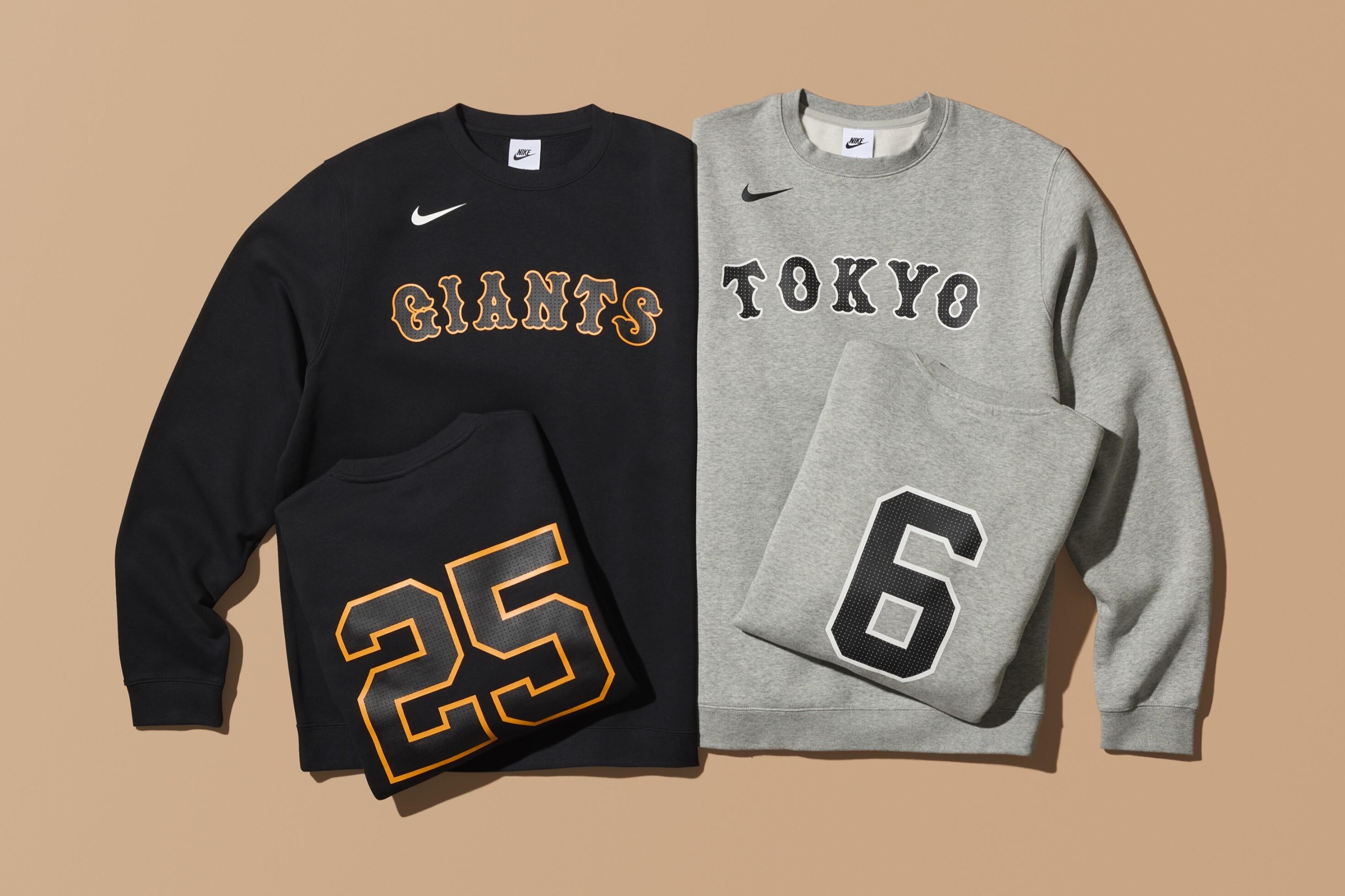 よ*ー様 【NIKE】読売巨人軍　ジャイアンツ　サードユニフォーム　応援グッズ ナイキとのスペシャルキッズイベントに岡本、小林、金満、島野の