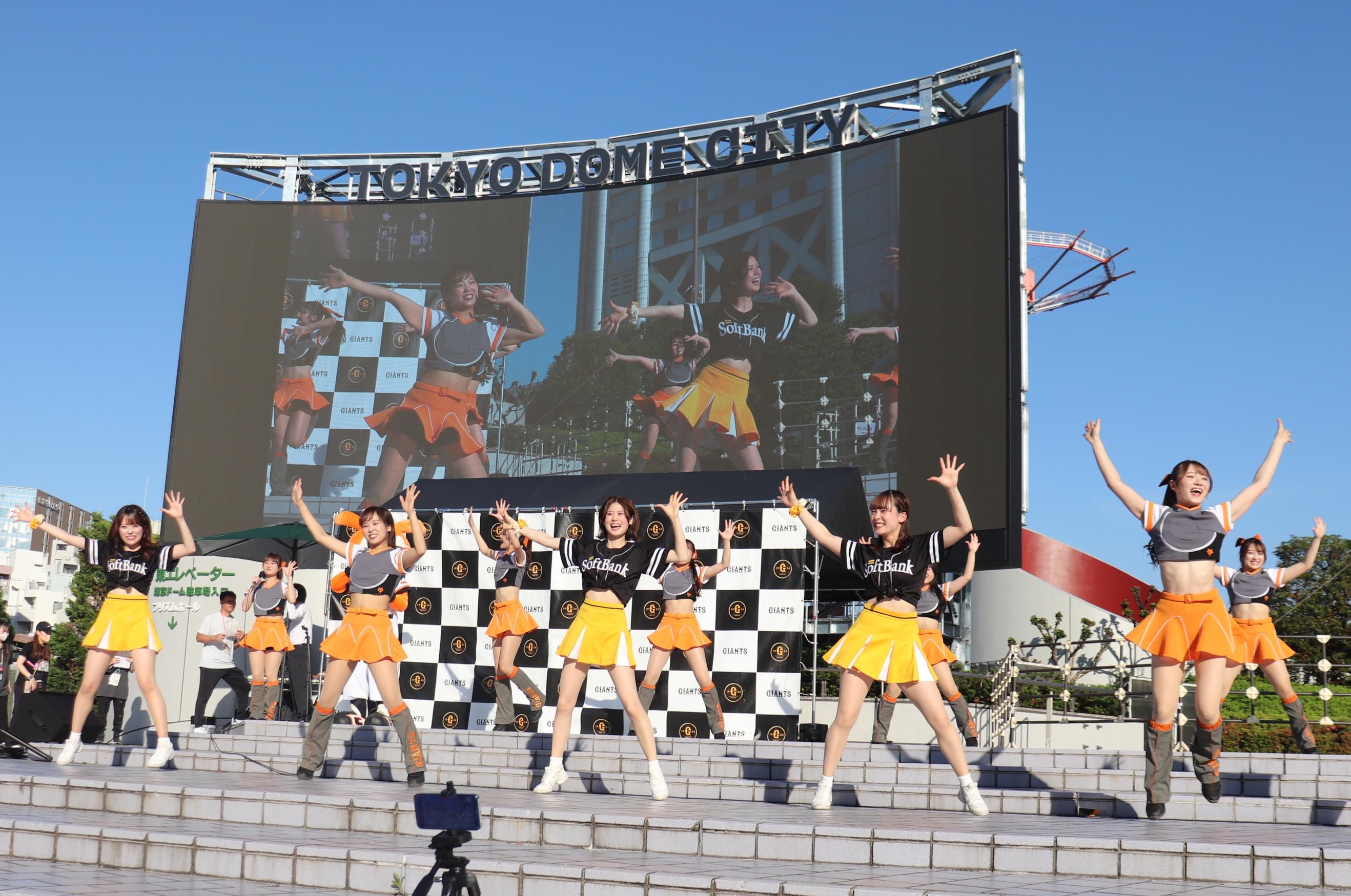 真剣勝負でone more dance～Gスクエアでビジター応援デー | 読売