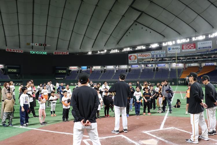 試合後のマウンドから投球体験も！ シーズンシート「ジャイアンツ