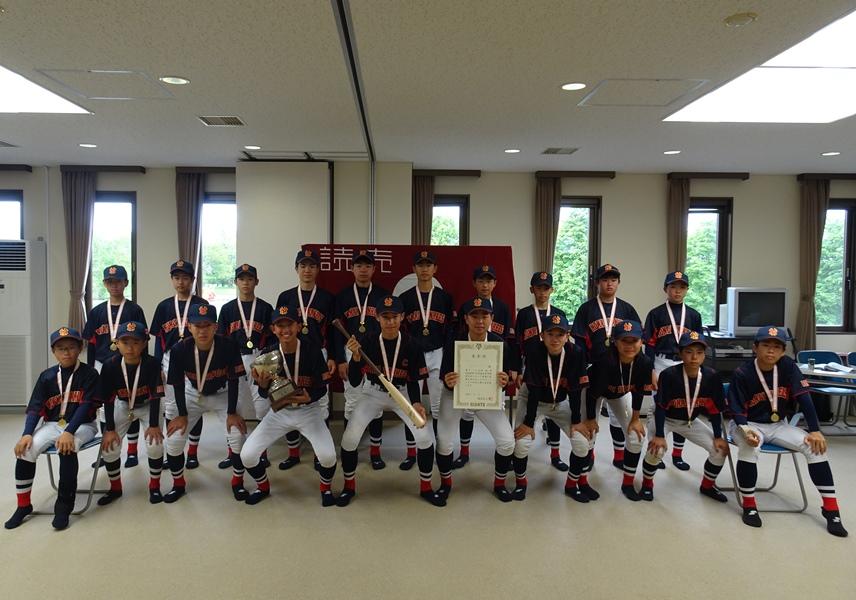 第16回GIANTS杯青森県中学軟式野球大会 優勝は野内ヤンキースJBC