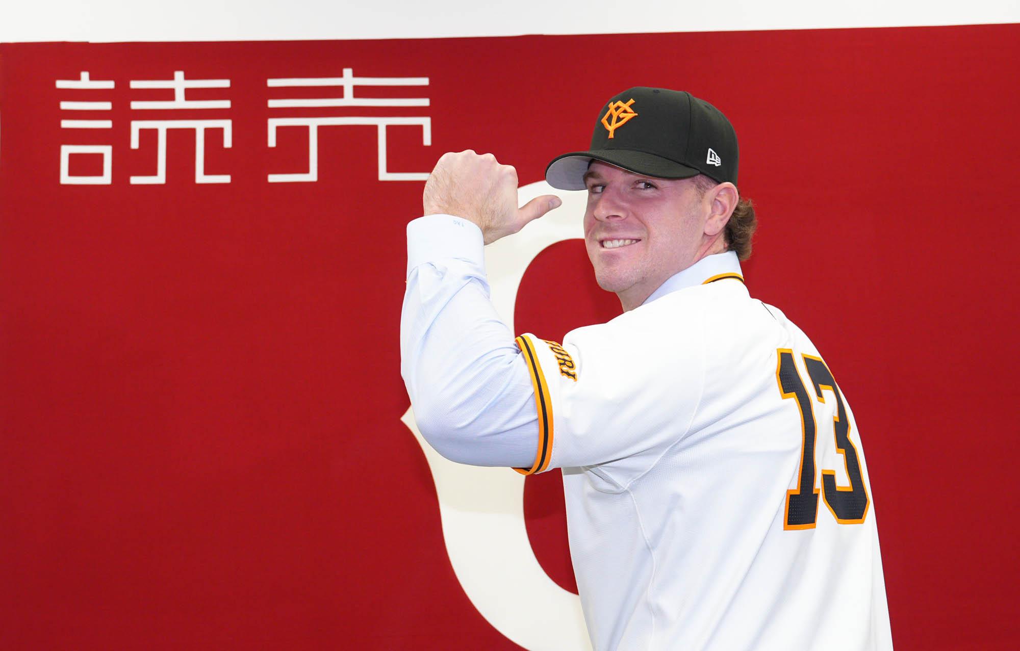 キャベッジ選手が会見「どんな起用でも全力尽くす」 | 読売