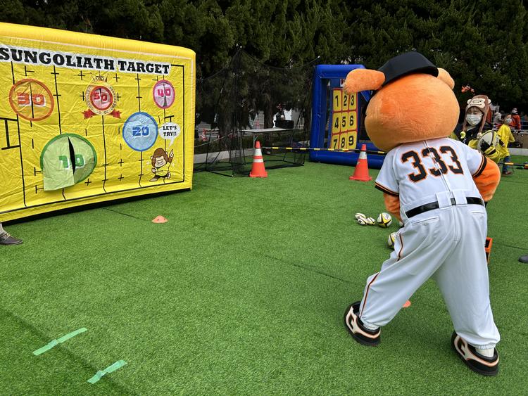 サンゴリアスの試合にジャビットが出演 | 読売ジャイアンツ（巨人軍