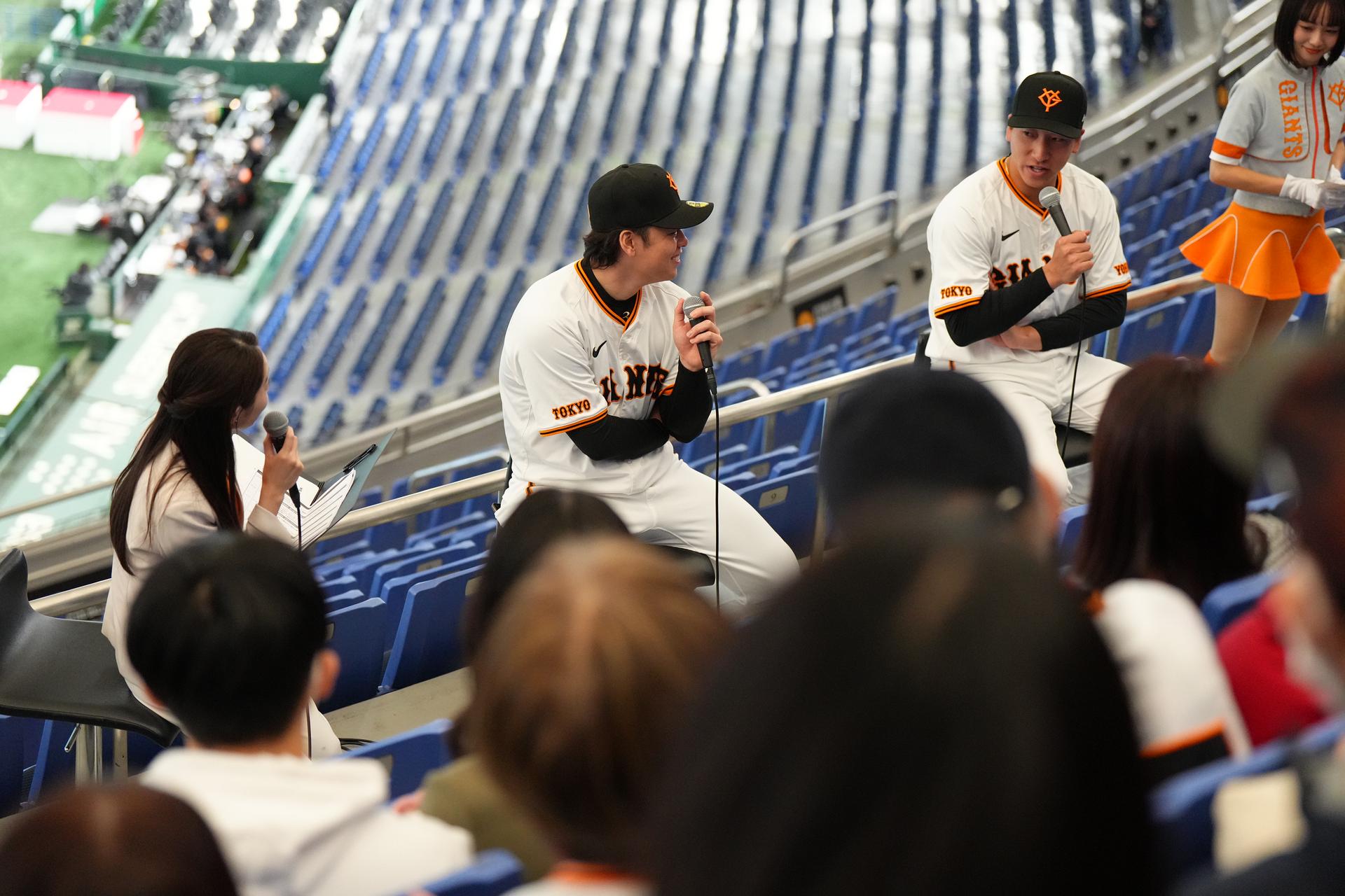 シーズンシートオーナー限定「プレイヤーズトーク」を東京ドームで開催