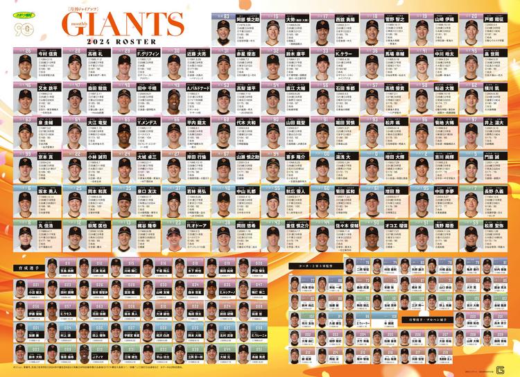 開幕へ阿部監督が語った 月刊ジャイアンツ2024年5月号が3月23日（土