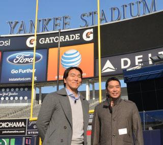 阿部選手 憧れのヤンキースタジアムへ 松井さんと打撃練習も | 読売