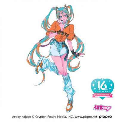 初音ミクとのコラボグッズを発売、東京ドーム場内店舗ではコラボ