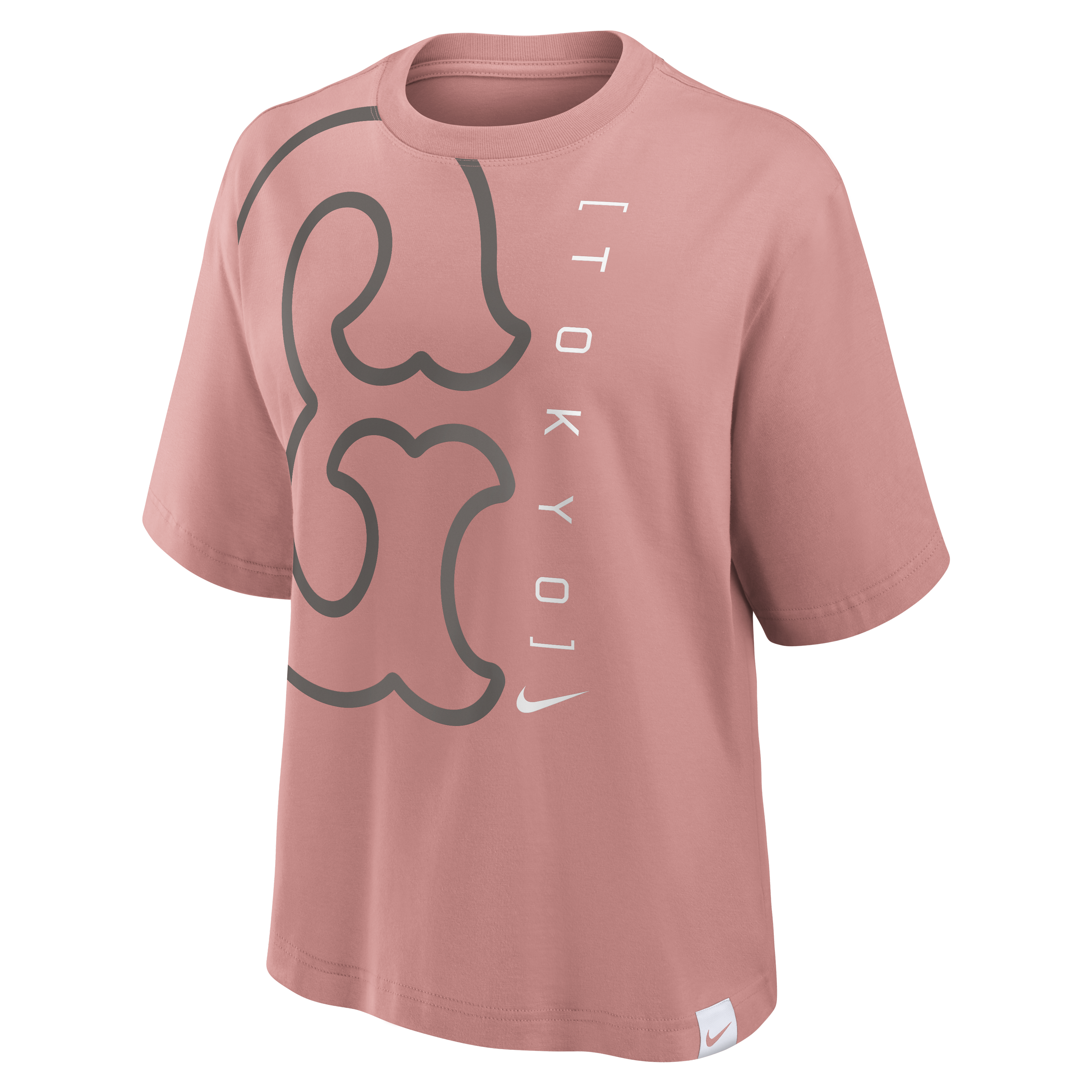読売ジャイアンツ ナイキ コットン ピンク G クルーネックフリース _レディス nkfg-womens-cotton-crew-neck-