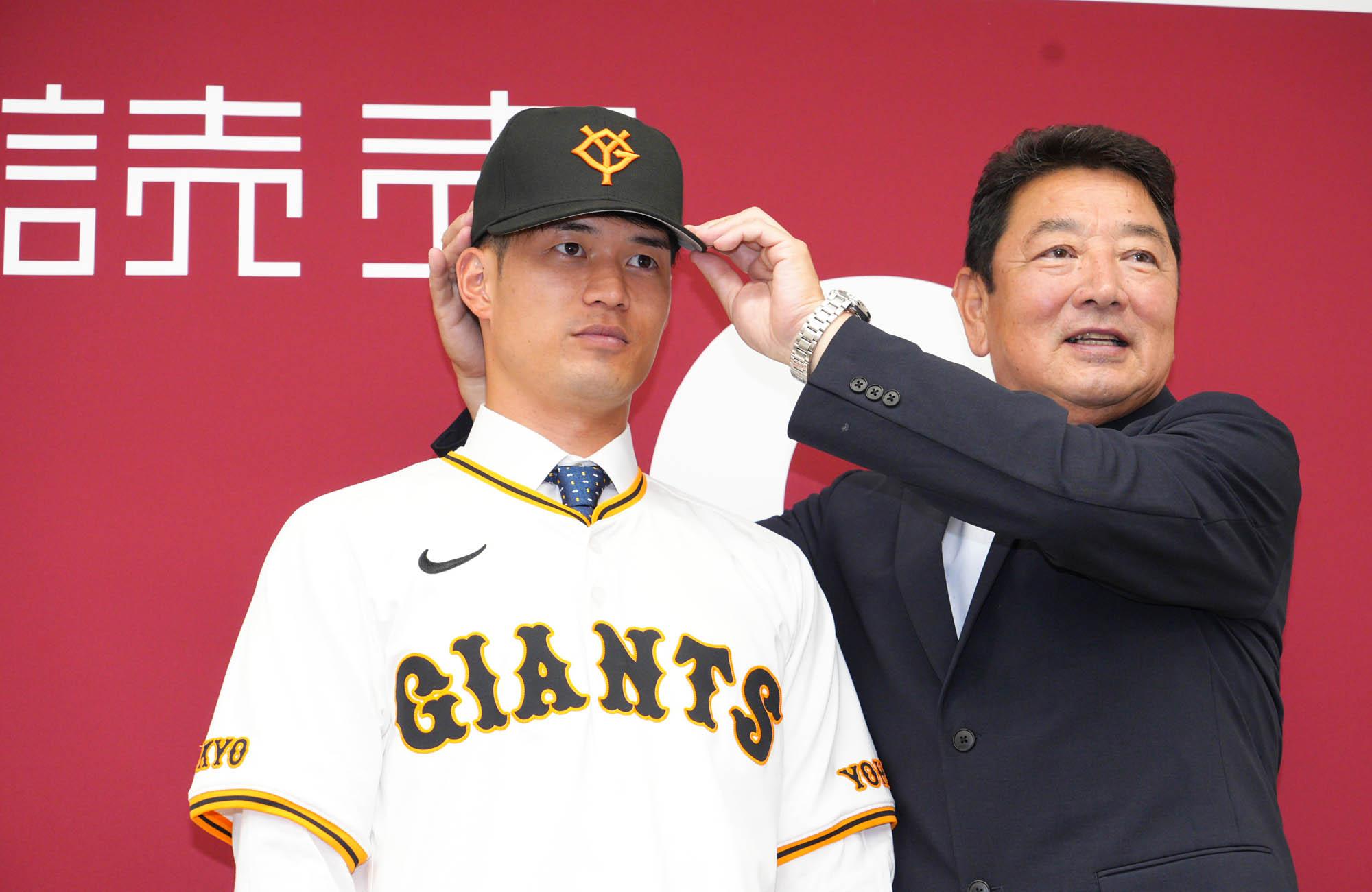 若林選手が入団会見 「戦力になりたい」 | 読売ジャイアンツ（巨人軍