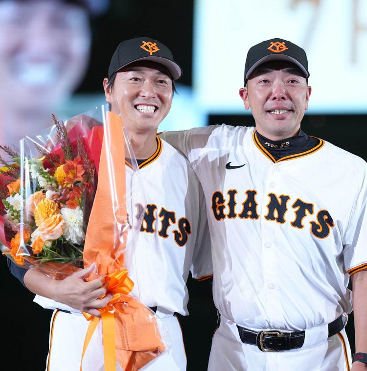長野選手 涙の引退セレモニー | 読売ジャイアンツ（巨人軍）公式サイト