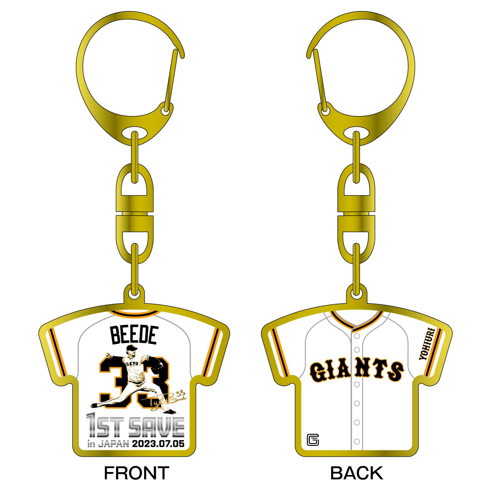 ビーディ投手「来日初セーブ」記念グッズを発売 | 読売ジャイアンツ