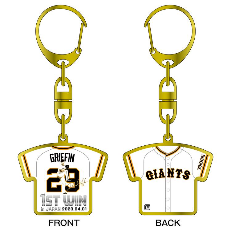 グリフィン投手「来日初登板初勝利」記念グッズを発売 | 読売