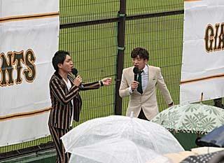 雨天中止のジャイアンツ球場でファンサービス | 読売ジャイアンツ 